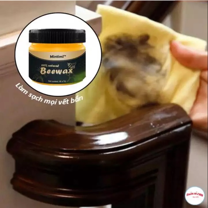 Sáp Ong Beewax Làm Sạch Đẹp, Đánh Bóng Đồ Gỗ, Sáp Tự Nhiên Làm Bóng Bàn Ghế Gỗ - Tủ Gỗ - Sàn Gỗ Đa Năng