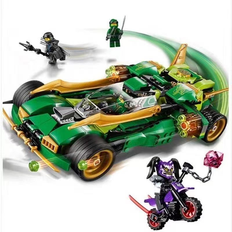 Ninja Series Lloyd's Ninjago Xe Đua Bóng Đêm đồ chơi lắp ghép