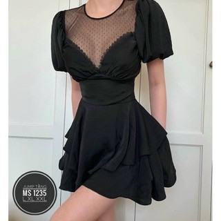 Đầm tầng bigsize phối ren 60kg-90kg