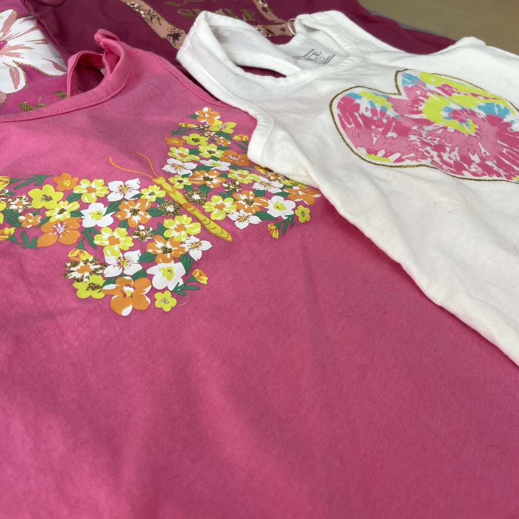 [Size 16T] Áo thun bé gái size đại 48-53kg hàng xuất dư xịn cộc tay, ba lỗ - AGP AGS