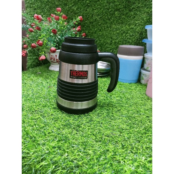 ly cà phê giữ nhiệt hiệu Thermos mất nắp trên (hàng nhật bãi)