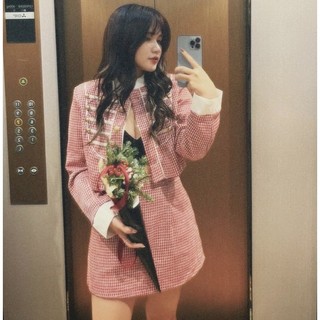 [dewifeyclub] Set dạ tweed nhũ cổ đứng Helen Tweed Set