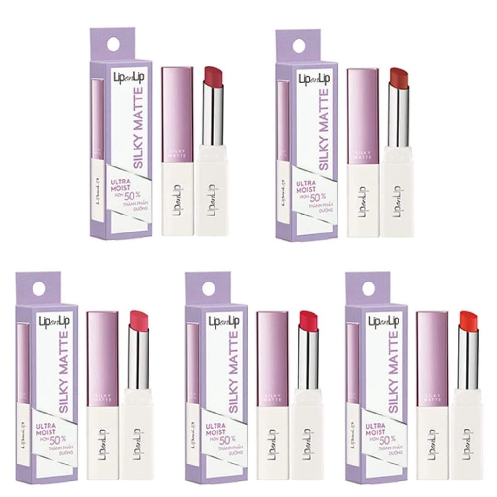 [Chính Hãng] Son Lip On Lip Silky Matte