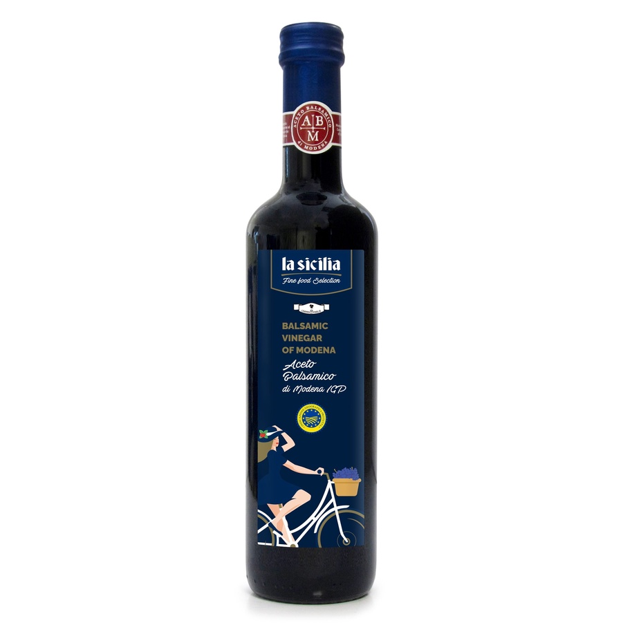 Giấm Rượu Vang Balsamic Vinegar Modena - La Sicilia 500ml [Nhập Khẩu Ý]