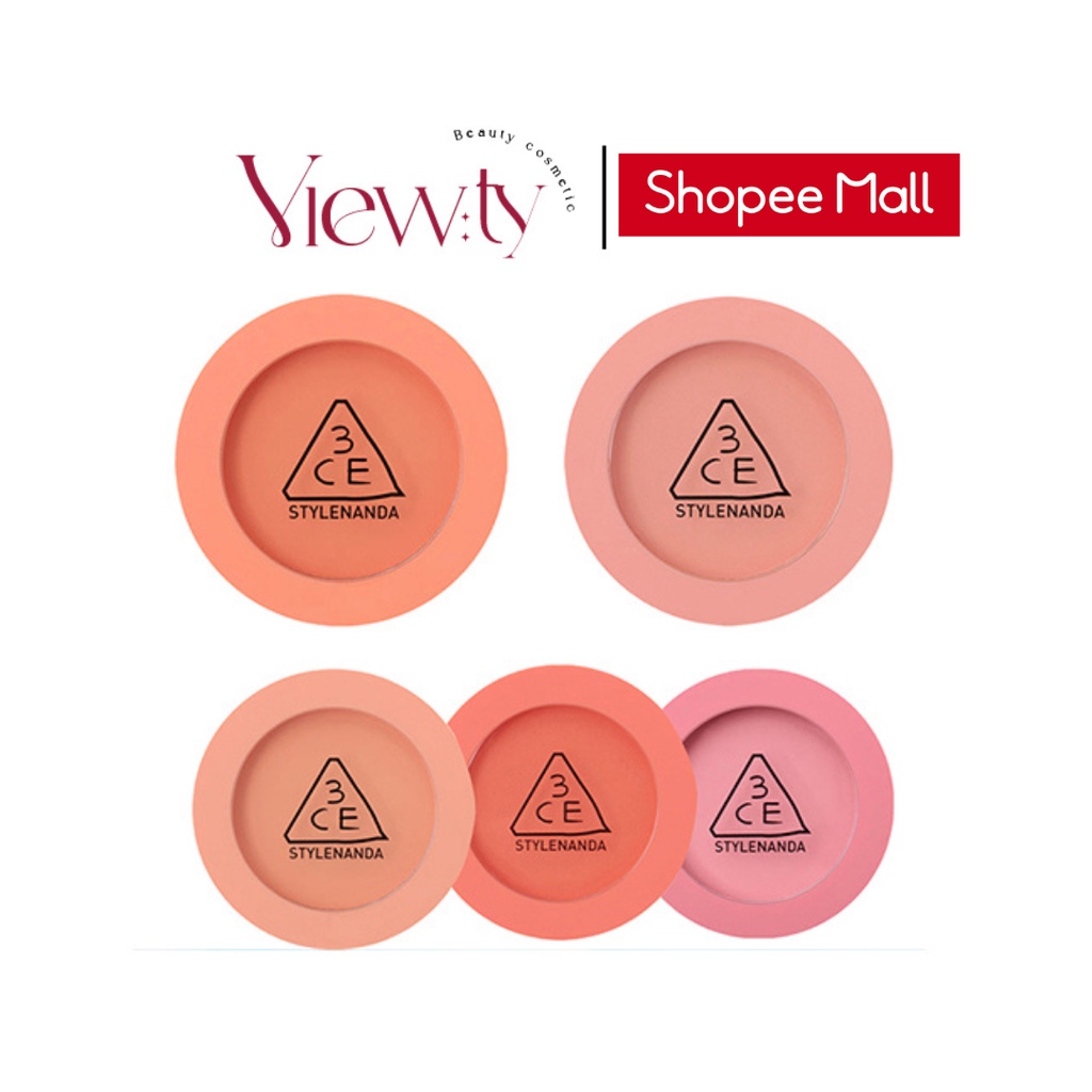 Phấn Má Hồng 3CE Face Blush màu sắc tự nhiên, khả năng bám màu cả ngày 5.5g