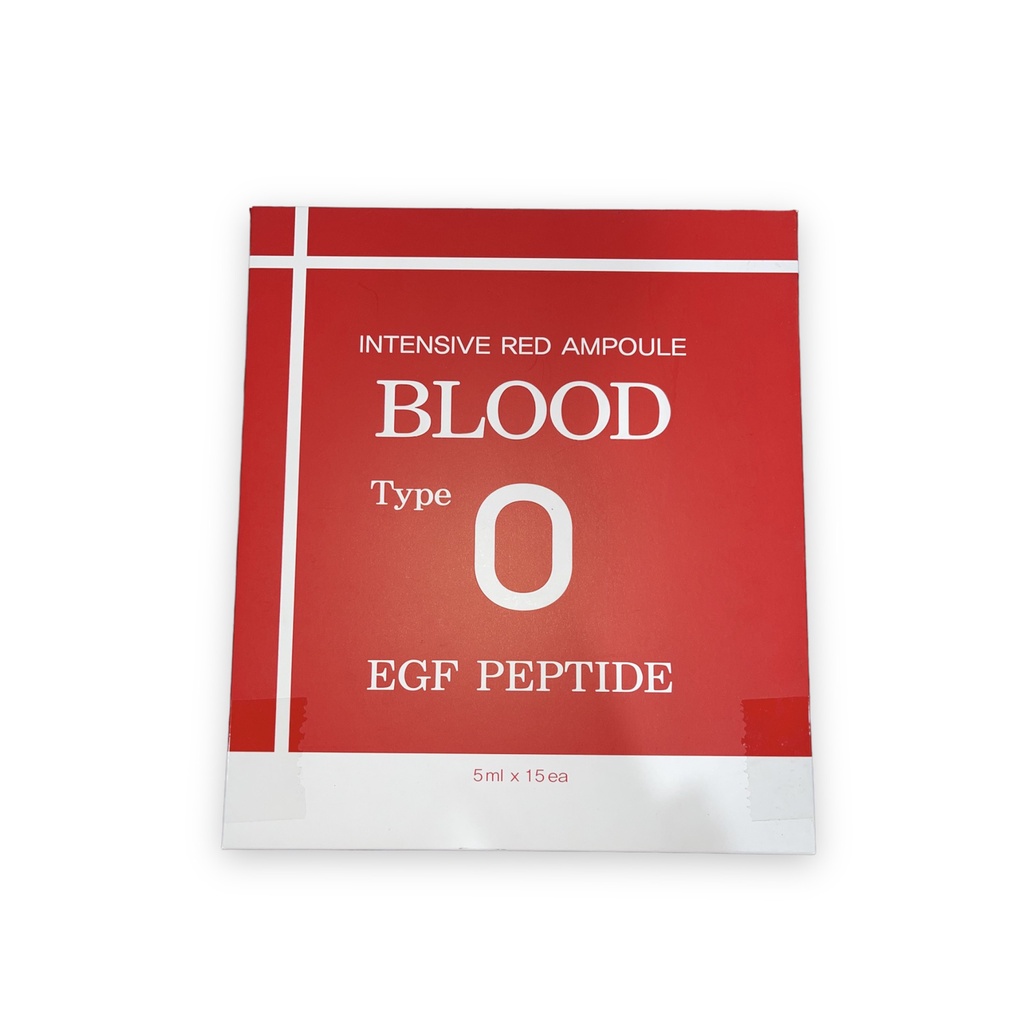 Chính Hãng Tế bào gốc huyết tương giàu tiểu cầu nhóm máu O Blood type EGF PEPTIDE