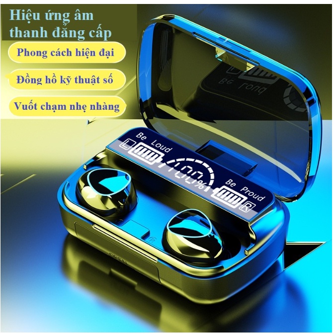 Tai Bluetooth, Tai Nghe nhét tai, Tai Nghe Không Dây Newest M10 V5.1 MẪU MỚI 2022