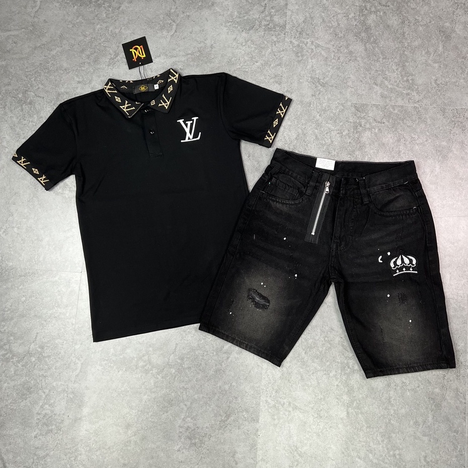 COMBO TỰ PHỐI áo thun +quần shorrt jean siêu chất