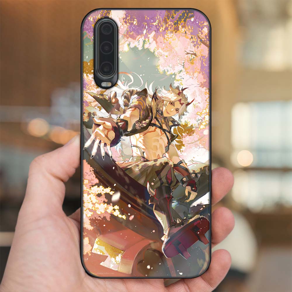 Ốp lưng Huawei P30 viền đen in hình Arataki Itto Genshin Impact