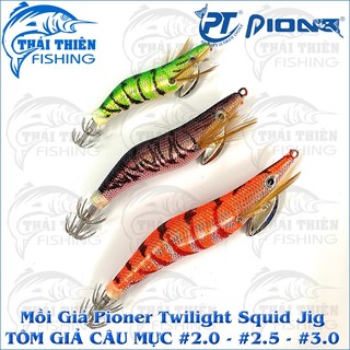 Tôm Giả Câu Mực Pioner Twilight Squid Jig