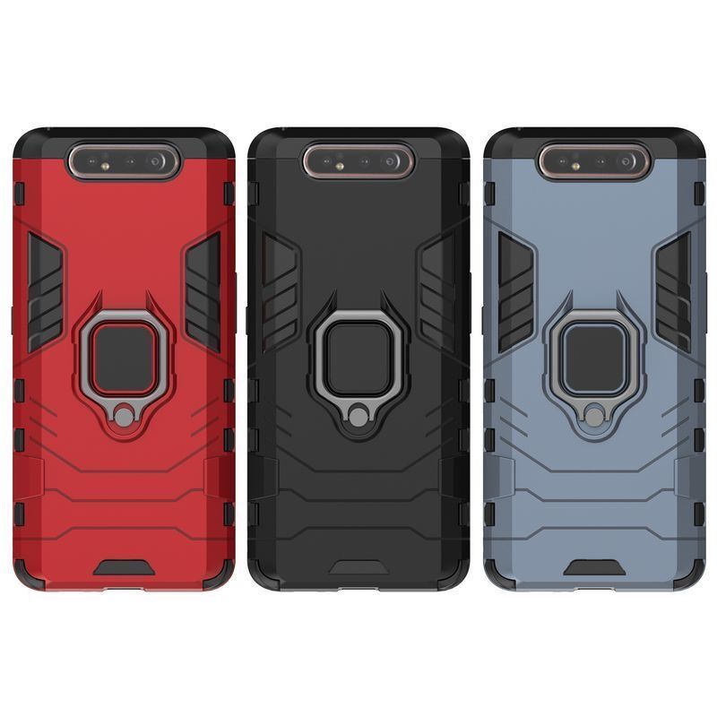 Ốp Lưng Silicone Có Vòng Nhẫn Và Nam Châm Tiện Dụng Cho Samsung Galaxy A80 A805