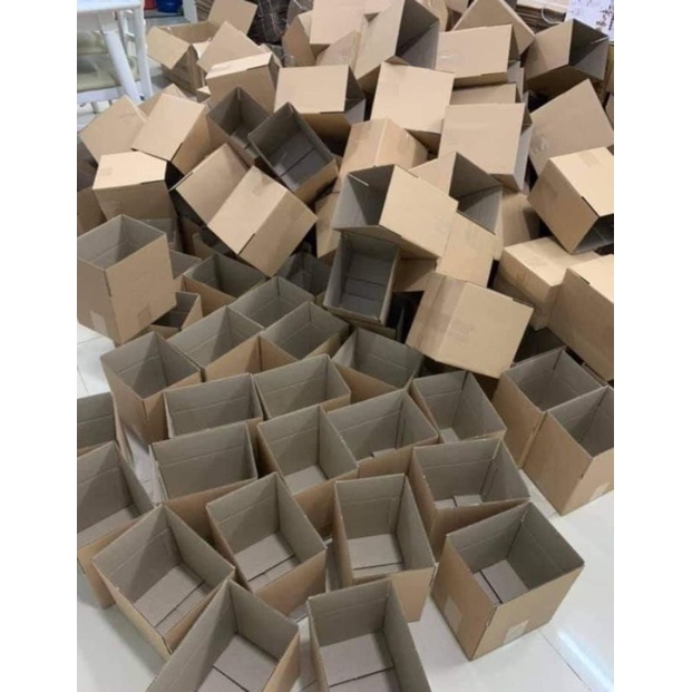 hộp carton 10x8x8 ( 100 hộp màu nâu )