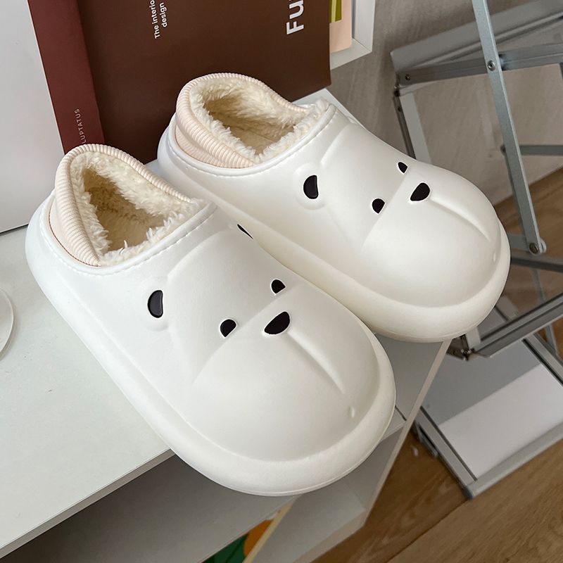 Dép Bông Đi Trong Nhà Hình Gấu Dễ Thương Cho Cặp Đôi