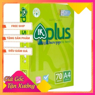 Giấy IK Plus A4 định lượng 70gsm