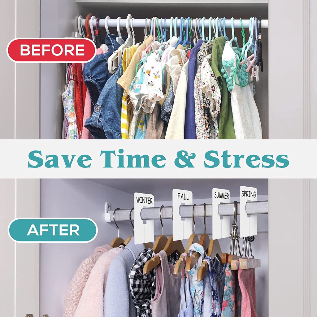 Set 10 Bảng Phân Loại Khăn Choàng / Áo Khoác / Thẻ / Đánh Dấu Tiện Dụng