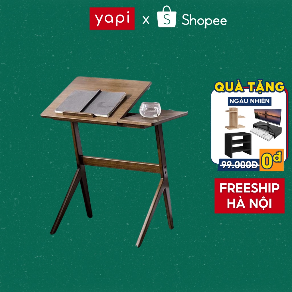 Bàn Làm Việc Đa Năng Gỗ Sồi Cao Cấp Phong Cách Nhật Bản GHC-41414
