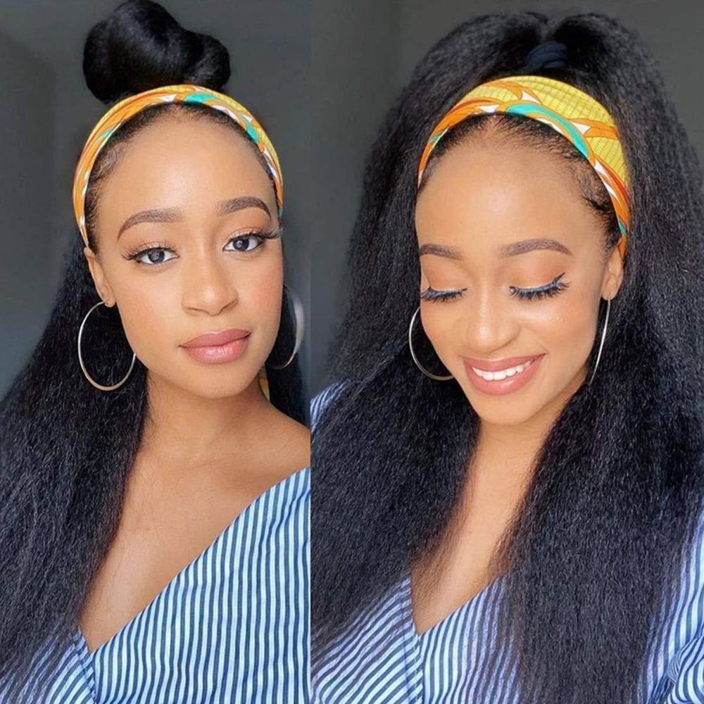 ANEMONE Tóc Giả Thẳng Bằng Sợi Tổng Hợp Màu Đen Tự Nhiên Cách Nhiệt Chất Lượng Cao