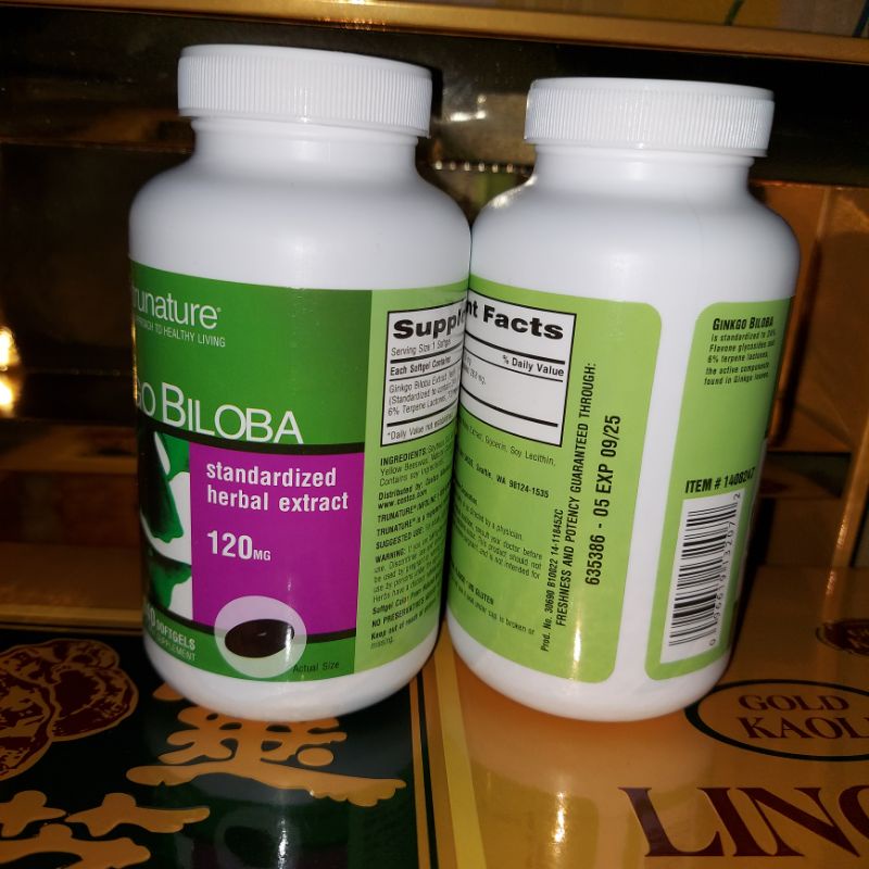 《Date 2026》Viên uống bổ não Ginkgo Biloba 120mg 340viên