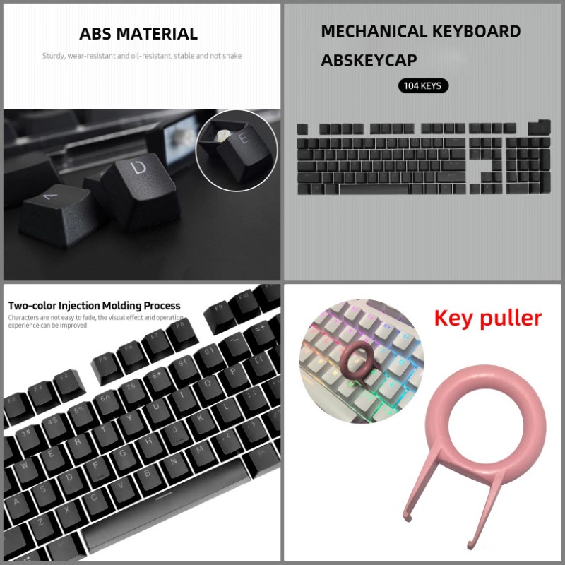 Keycaps Nắp phím thay thế Cao Cấp dùng độ trang trí Cho Bàn Phím Cơ