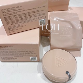 Phấn nước 3ce căng bóng glow cushion [Một hộp + một Refill]