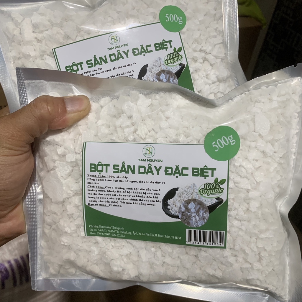Bột Sắn Dây sạch Tầm Nguyên loại đặc biệt gói 500g