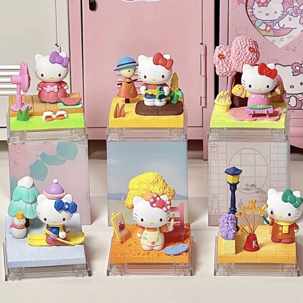 Mô Hình Hello Kitty Dễ Thương Dùng Trang Trí