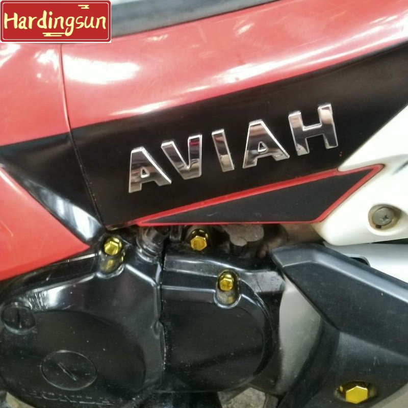 1 Miếng Dán Hình Chữ Cái 3D DIY Bằng Kim Loại Bạc 25mm Trang Trí Xe Hơi