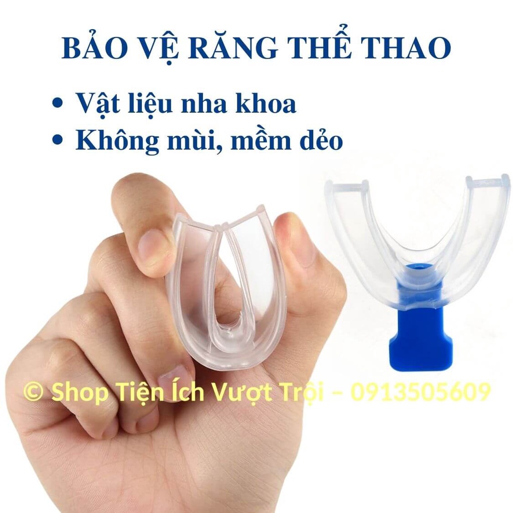 Thiết bị bảo vệ răng boxing, tập võ, bảo hộ răng, mouthguard, bảo vệ răng khi tập thể thao 2- Tiện Ích Vượt Trội