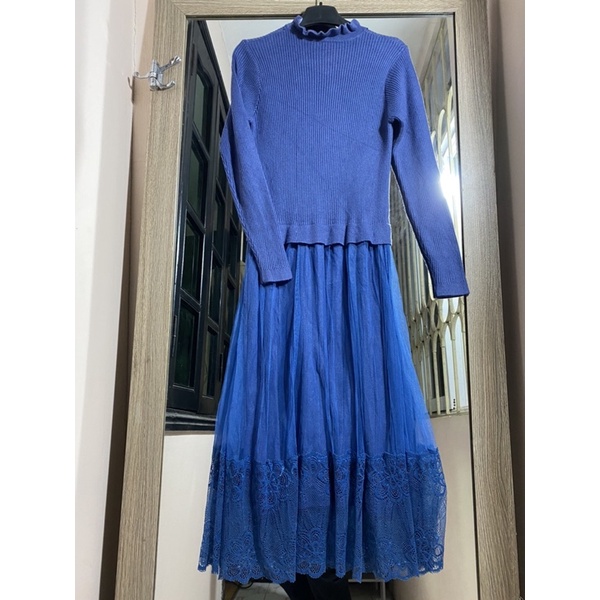 Váy len tiểu thư