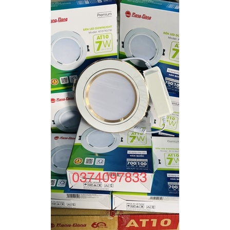 Đèn LED Downlight âm trần Rạng Đông AT10 7W/90