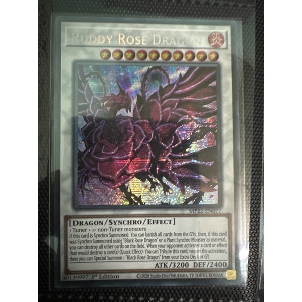 Bài yugioh: Ruddy rose dragon
