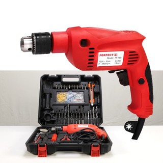 Bộ dụng cụ máy khoan cầm tay đa năng perfect pf-168 - thương hiệu mỹ - hàng chính hãng