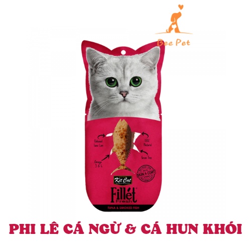 KITCAT FILLET - PHI LÊ THỊT THƠM NGON CHO MÈO 30G