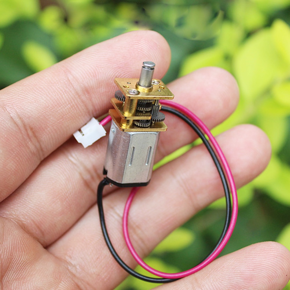Mô Tơ Hộp Số Kim Loại DC 3V 3.7V 6V N20 33RPM-67RPM Cho Robot Thông Minh