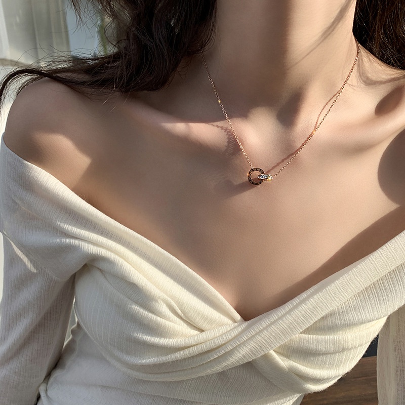 Dây chuyền nữ CDE Sweet Love Necklace Rose Gold CDE6003RG