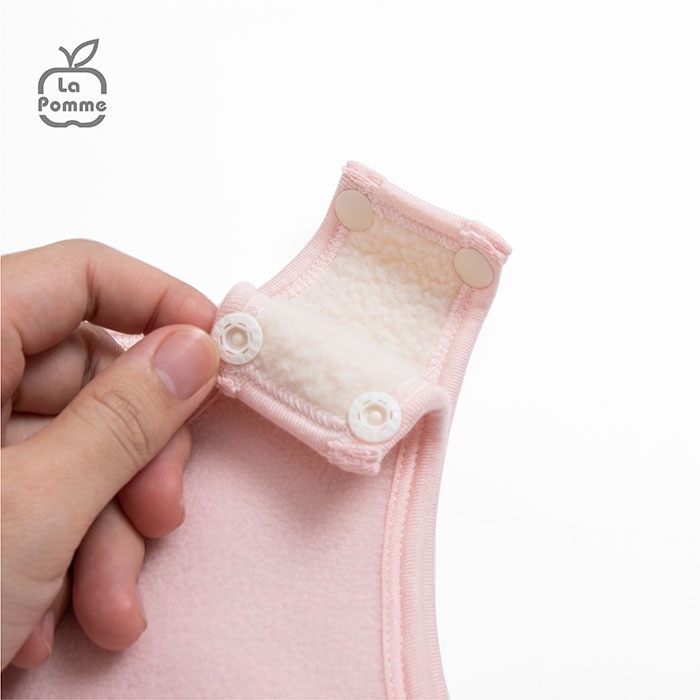 Áo Gile Fur La Pomme Baby Bear - Hồng