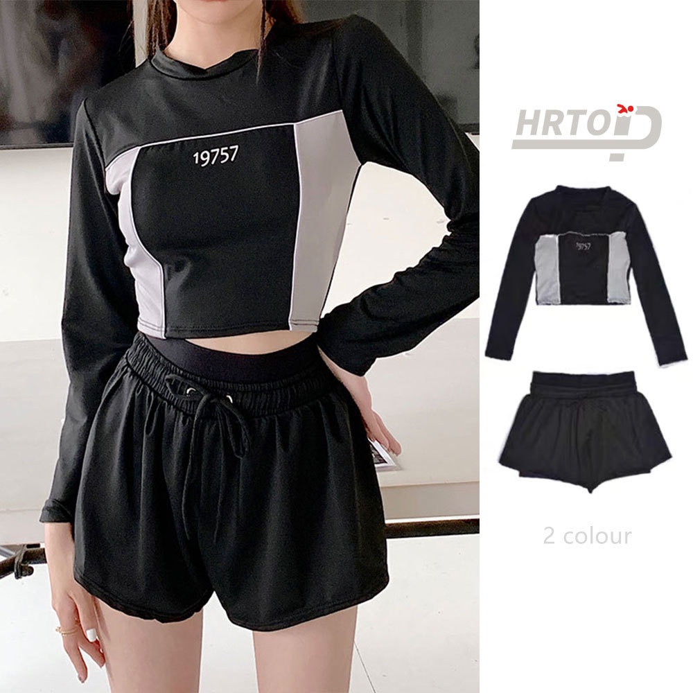 Bộ Đồ Bơi Tay Dài Chống Nắng Thời Trang Mùa Hè Cho Nữ