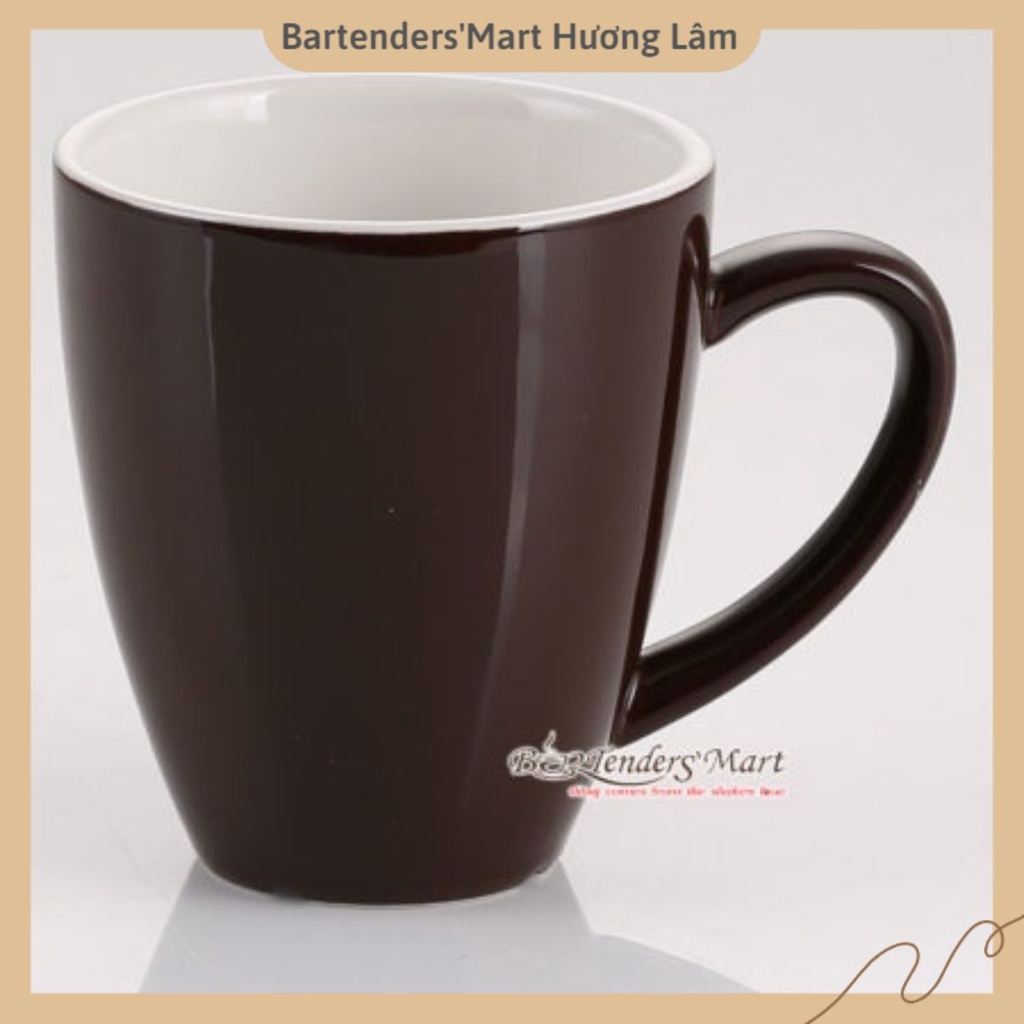 Ly Cafe Sứ 350cc YAMI Màu Nâu