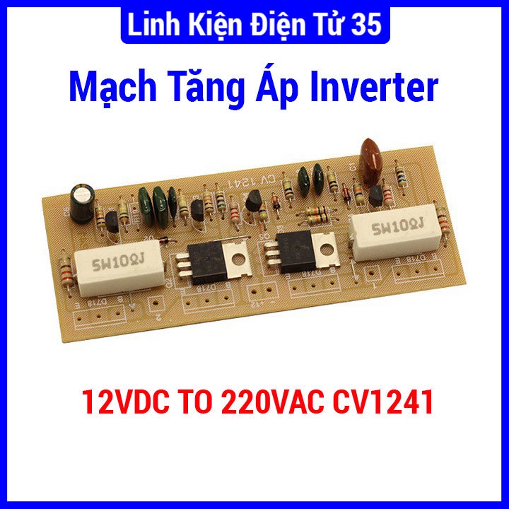 Linh kiện mạch tăng áp Inverter 12VDC TO 220VAC CV1241 (đỏ)