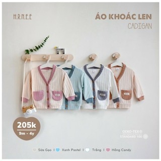 Áo khoác len cardigan cho bé