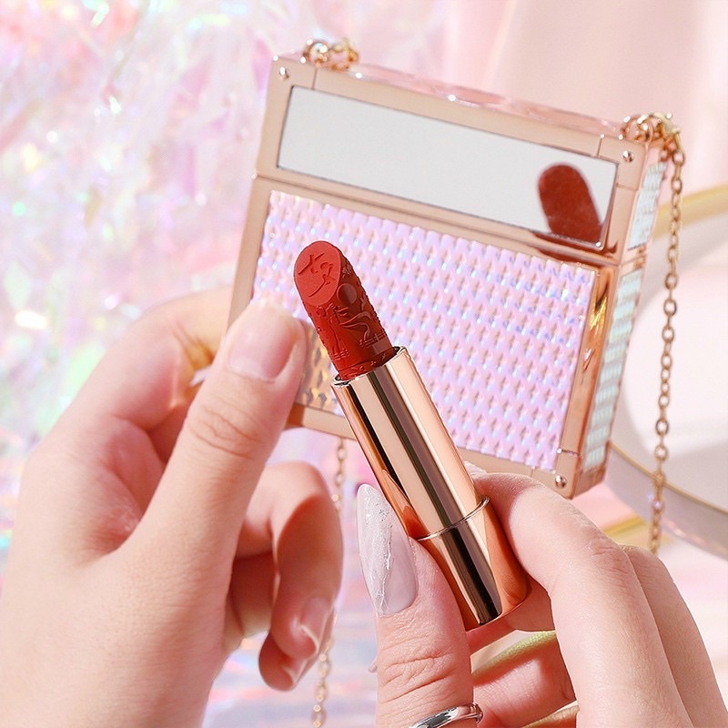 Sét 3 Cây Son HANBER Trắng thiết kế dạng túi đeo sang trọng