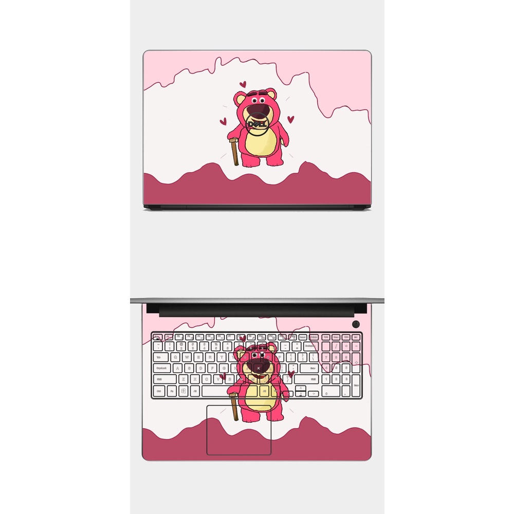 [CUTE LOTSO] Skin Laptop in hình gấu cute. Đủ các dòng Laptop hiện nay