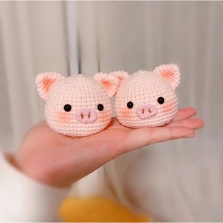 🐷móc khoá hình con heo dễ thương handmade, móc khoá handmade