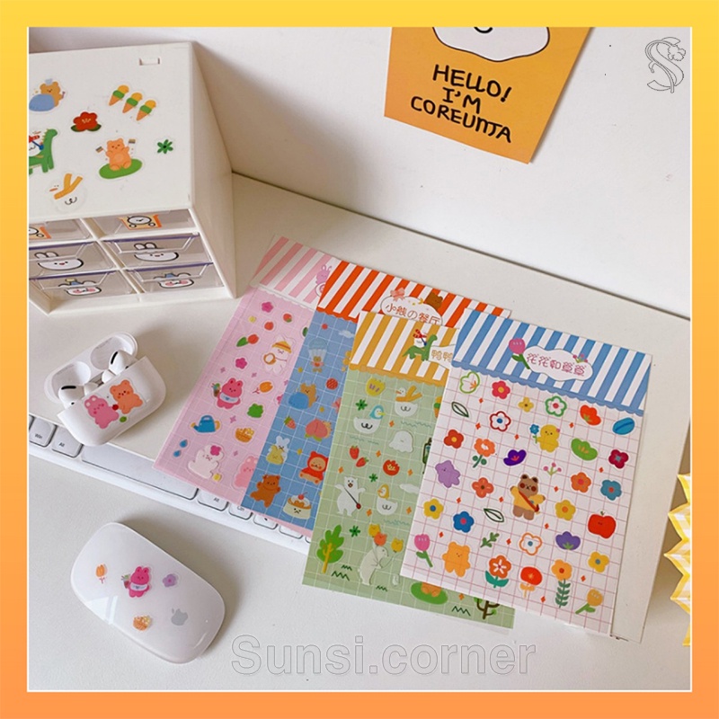 Hình Dán, Sticker Mini Trang Trí Đồ Dùng, Note