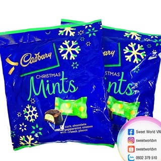 Socola nhân bạc hà Cadbury phiên bản Giáng Sinh / Noel - Úc