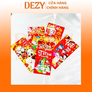 Túi 5 bao lì xì tết 2024 cung chúc tân xuân dezy cosmetics