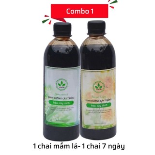 [Combo] Phân hữu cơ 7 ngày và dưỡng mầm lá cho hoa hồng dạng nước giảm thời gian chăm sóc cây