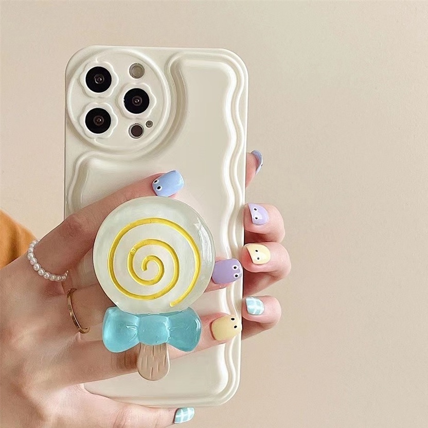 Giá Đỡ Điện Thoại Hình Kẹo Mút Dễ Thương