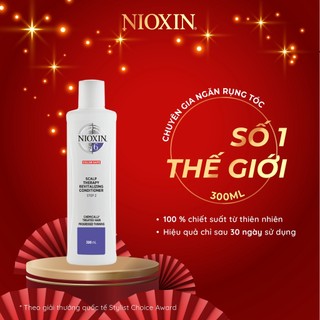 Dầu Xả NIOXIN 1 Dành Cho Tóc Tự Nhiên, Thưa Mỏng Và Rụng Nhẹ Scalp Conditioner Natural Hair 300ml/1L