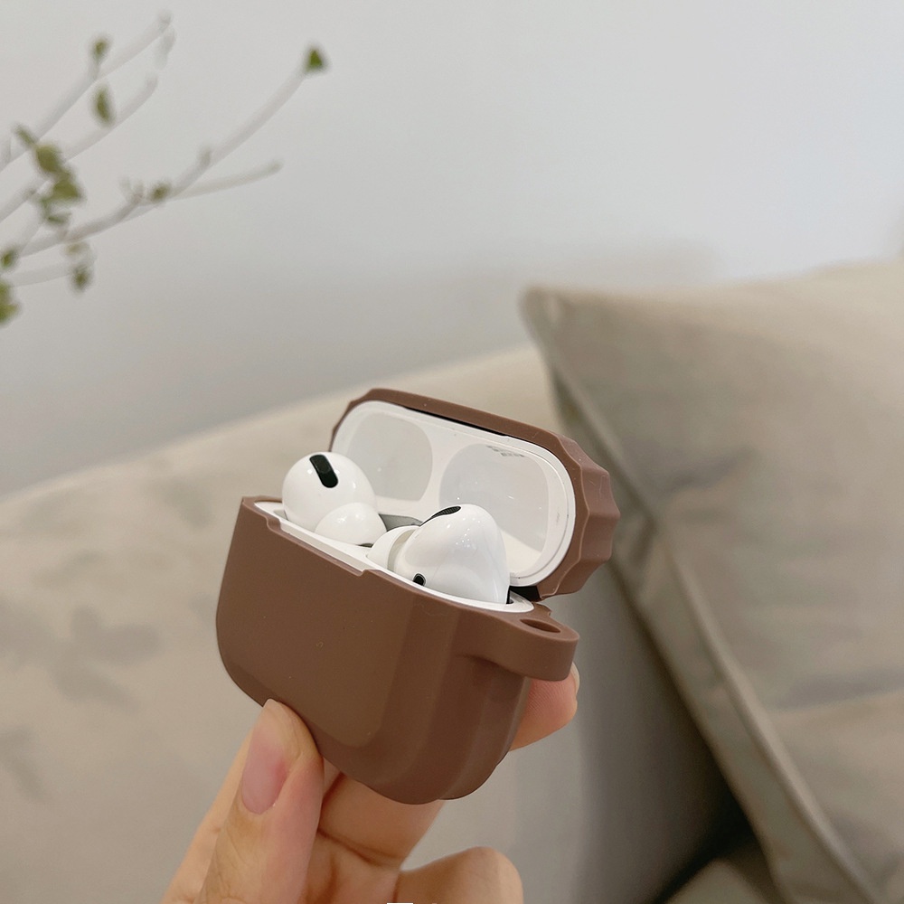 Vỏ ốp case đựng airpod pro 2 3 leisure 1019 - chống bám bụi va đập, chất ốp mềm mại